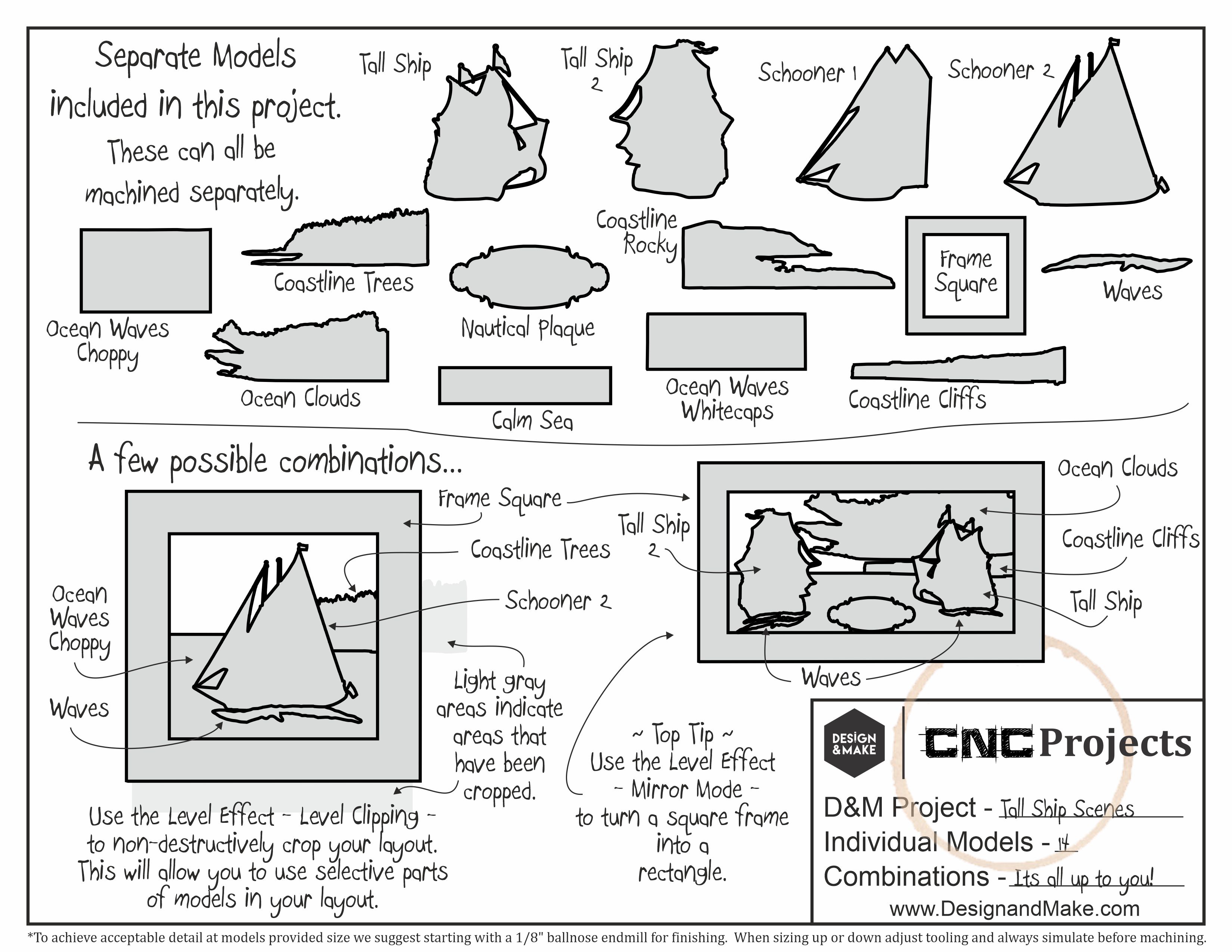 Tall Ship Scenes - Project Sheet